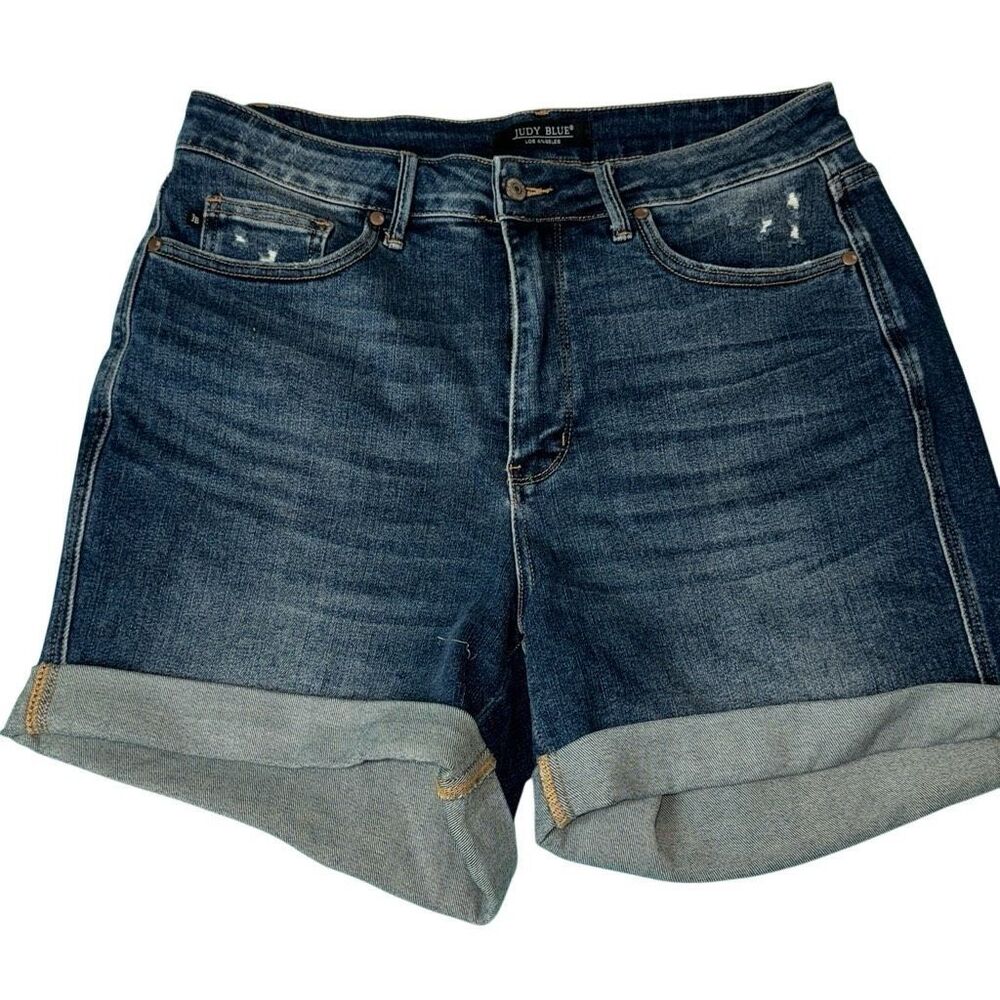 Judy Blue Dark Blue Jean Shorts